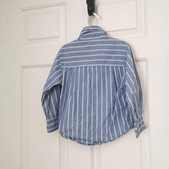 2/$20 Gap Striped button down t-shirt size 2-3 years - Picture 5 of 5